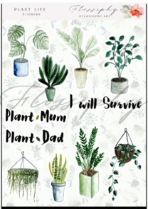 Flossiphy Plant Life Stickers
