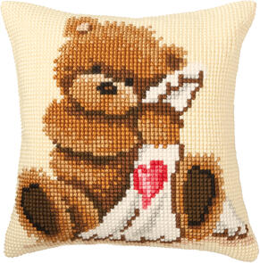 Vervaco Cross Stitch Cushion Kit - Popcorn Goodnight