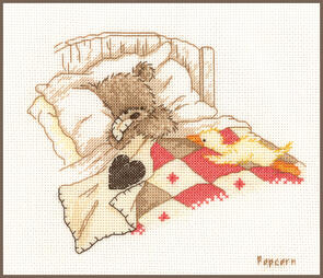 Vervaco Cross Stitch Kit - Popcorn Cuddle up
