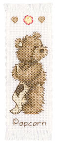 Vervaco Cross Stitch Bookmark Kit - Popcorn