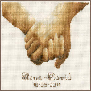 Vervaco Cross Stitch Kit - Holding hands