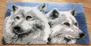 Vervaco Latch Hook Rug Kit Wolves