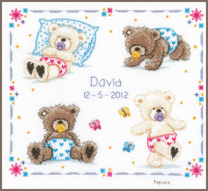 Vervaco Cross Stitch Kit - Popcorn First steps...