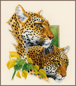 Vervaco Cross Stitch Kit - Leopard couple