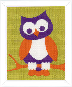 Vervaco Canvas Kit - Wise owl