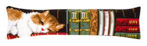 Vervaco Cross Stitch Draft Stopper Kit - Cat sleeping
