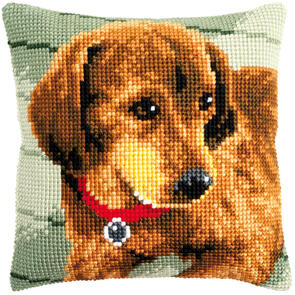 Vervaco Cross Stitch Cushion Kit - Dachshund