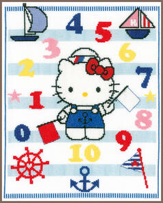 Vervaco Cross Stitch Kit - Hello Kitty Learning