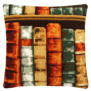 Vervaco Cross Stitch Cushion Kit - Books