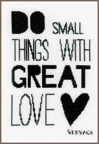 Vervaco Cross Stitch Kit - Do small things