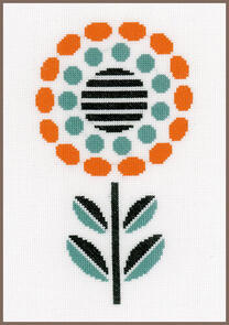 Vervaco Cross Stitch Kit - Abstract flower #3