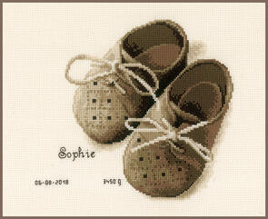 Vervaco Cross Stitch Kit - First shoes