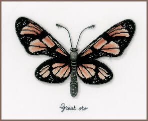 Vervaco Cross Stitch Kit - LMV Orange butterfly