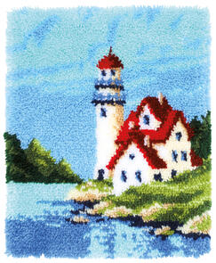 Vervaco Latch Hook Rug Kit Lighthouse