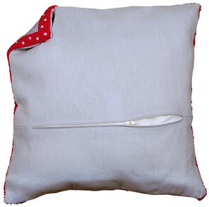 Vervaco Cushion back with zipper - grey