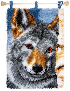 Vervaco Latch Hook Rug Kit Wolf