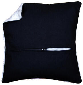 Vervaco Cushion back with zipper - black