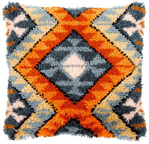 Vervaco Latch Hook Kit - Boho ethnic print