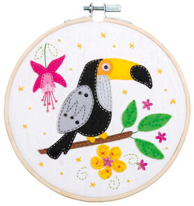 Vervaco Craft kit with felt Toucan