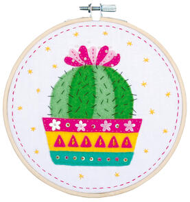 Vervaco Craft kit with felt Cactus