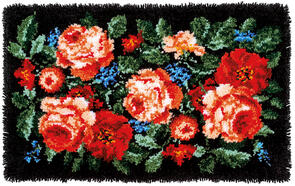 Vervaco Latch Hook Rug Kit Roses