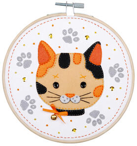 Vervaco Craft kit with felt Kitten