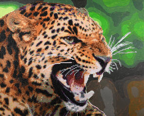 Vervaco Ipaint&Dot kit Leopard