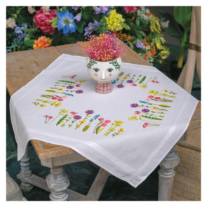 Vervaco Tablecloth Kit - Spring Flowers