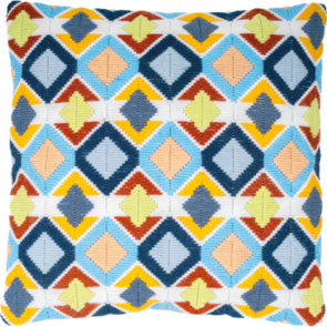 Vervaco Long Stitch Cushion Kit Diamonds
