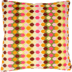 Vervaco Long Stitch Cushion Kit Retro