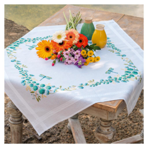 Vervaco Tablecloth Kit - Eucalyptus