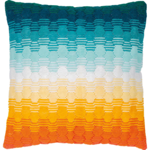 Vervaco Long Stitch Cushion Kit Degrade