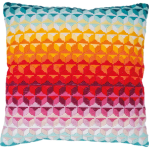 Vervaco Long Stitch Cushion Kit Modern