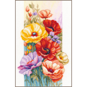 Vervaco Counted cross stitch kit Poppies