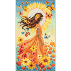 Vervaco Counted Cross Stitch Kit Girl With The Sun