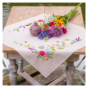 Vervaco Embroidery Tablecloth Kit Cheerful Spring