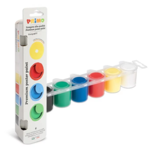 Primo Poster Paint Sets - Ready-Mix Standard 25ml Set/6