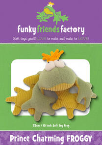 Funky Friends Factory Prince Charming Froggy Toy Sewing Pattern