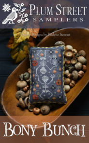 Plum Street Samplers Cross Stitch Pattern - Bony Bunch