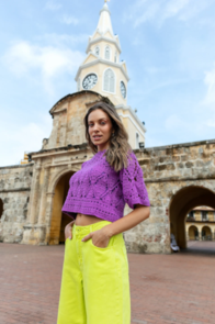 Circulo Crochet Pattern/Kit - Purple Top