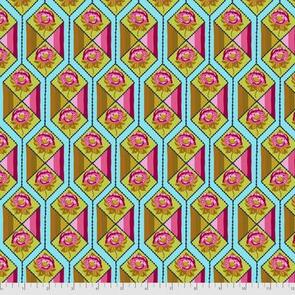 Free Spirit Anna Maria Horner Bright Eyes - Facets - Aqua