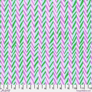Free Spirit Kaffe Fassett - Herringbone Stripe - Blue - February 2026
