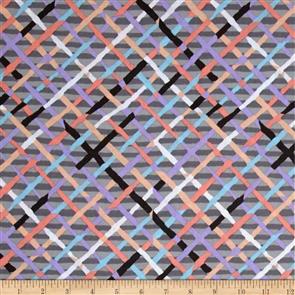 Free Spirit Kaffe Fassett Fabric - Mad Plaid Stone