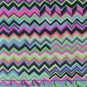 Free Spirit Kaffe Fassett Fabric - Zig Zag Agate