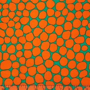 Free Spirit Kaffe Fassett PWBM053 Jumble Tangerine