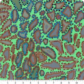 Free Spirit Kaffe Fassett Fabric - Animal - PWBM076 - Sage