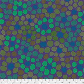 Free Spirit Kaffe Fassett Fabric - Flower Dot - PWBM077 - Purple