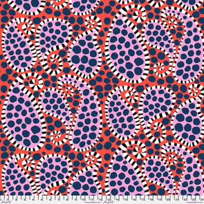 Free Spirit Kaffe Fassett Paisley Dot - Black & White || August 2023
