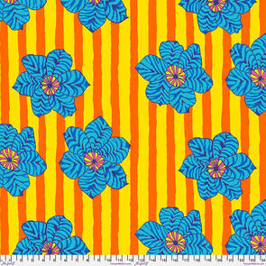 Free Spirit Kaffe Fassett Zebra Lily - Orange || August 2023