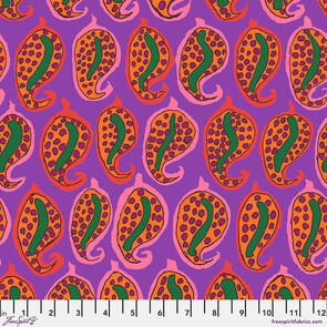 Free Spirit Kaffe Fassett - Pasha Paisley - Purple || August 2024